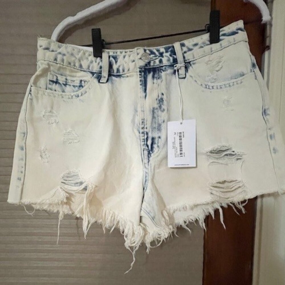 Boutique High Rise Women's Shorts/ Distressed